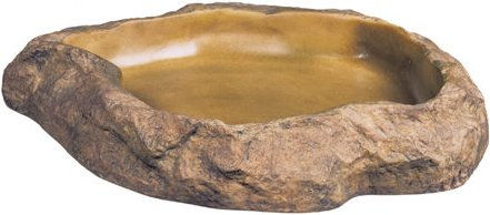 Exo Terra Futternapf Felsdekor XL Braun aus Kunstharz für Reptilien und Echsen - 1 Stk. – Bild 1 von 6