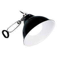 Produktbild von Exo Terra Glow Light Porzellan-Klemmlampe mit Leuchtreflektor für Reptilien Schwarz 14 cm - 16 Stk.