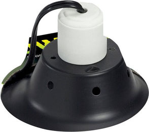 Exo Terra Glow Light Porzellan-Klemmlampe mit Leuchtreflektor für Reptilien und Frösche 150W Weiß-Schwarz - 25 Stk. – Bild 1 von 11