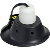 Produktbild von Exo Terra Glow Light Porzellan-Klemmlampe mit Leuchtreflektor für Reptilien und Frösche 150W Weiß-Schwarz - 25 Stk.
