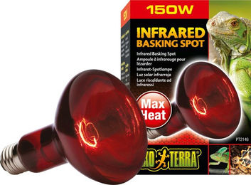 Exo Terra Infrarot-Spotlampe Heat GL R30 150W Wärmespot für Reptilien und Frösche – Bild 1 von 4