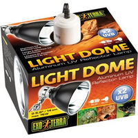 Produktbild von Exo Terra Light Dome UV-Reflektorlampe für Reptilien und Amphibien 150 W in Silber oder Schwarz - 1 Stk.