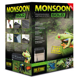 Exo Terra Monsoon Solo II Programmierbare Beregnungsanlage für Reptilien, Frösche und Insekten mit 1,5L Reservoir in Schwarz – Bild 1 von 12
