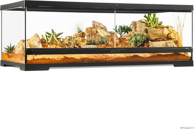Exo Terra Pro Terrarium Large 90x45x30 cm Schwarz Transparent – Bild 1 von 3
