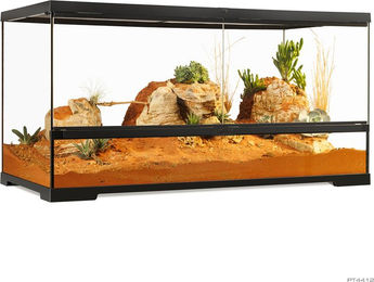 Exo Terra Pro Terrarium Large 90x45x45 cm Schwarz Transparent – Bild 1 von 3
