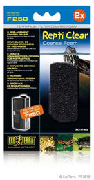 Exo Terra Repti Clear Ersatz Schaumstoffpatrone für grobe Partikel für Reptilien Terrarienfilter F250 2er Pack – Bild 1 von 5