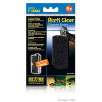 Produktbild von Exo Terra Repti Clear Ersatz Schaumstoffpatrone für grobe Partikel für Reptilien Terrarienfilter F250 2er Pack