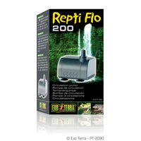 Produktbild von Exo Terra Repti Flo 200 Terrarienpumpe für Fische aus Kunststoff in Schwarz und Grau