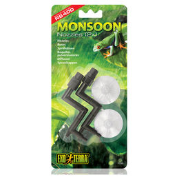 Exo Terra Sprühdüsen für Monsoon Beregnungssysteme 2er-Pack aus Kunststoff in Schwarz – Bild 1 von 6