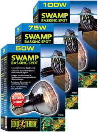 Exo Terra Swamp Basking Spot Wärmelampe für Reptilien und Amphibien 75W spritzwassergeschützt – Bild 1 von 5