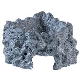 Exo Terra Terrariendekoration Wetrock Felsformation aus Keramik Grau Größe M für Reptilien, Frösche und Wirbellose - 130 ml – Bild 1 von 2