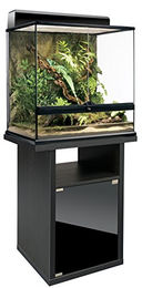 Produktbild von Exo Terra Terrarienkombination Schwarz Transparent 60x45x30 cm