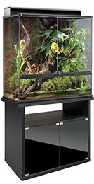 Produktbild von Exo Terra Terrarienkombination Schwarz Transparent 90x45x30 cm