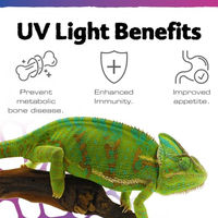 Produktbild von Exo Terra TerraSky UV-LED Terrarienbeleuchtung 10W Schwarz für Schildkröten