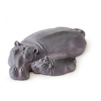 Produktbild von Exo Terra Turtle Islands Hippo Schildkröteninsel aus Kunstharz in Grau