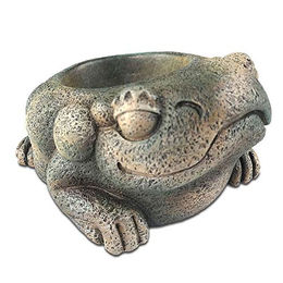 Exo Terra Wassernapf Azteken Style Frosch Grau aus Kunstharz - 40 ml – Bild 1 von 2
