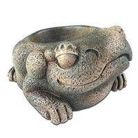 Produktbild von Exo Terra Wassernapf Azteken Style Frosch Grau aus Kunstharz - 40 ml