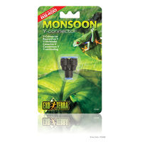 Produktbild von Exo Terra Y-Verbinder für Schlauch der Beregnungsanlage in Schwarz für Monsoon RS400