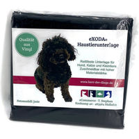 Produktbild von eXODA Hundematte als Möbelschutz und Welpenunterlage aus Kunststoff in Schwarz