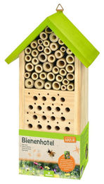 Expedition Natur Bienenhotel aus Holz als Nist- und Überwinterungshilfe für Wildbienen inklusive Booklet von moses Verlag – Bild 1 von 13