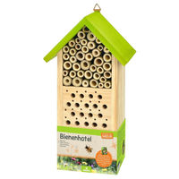 Produktbild von Expedition Natur Bienenhotel aus Holz als Nist- und Überwinterungshilfe für Wildbienen inklusive Booklet von moses Verlag