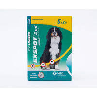 Produktbild von Exspot Spot On Lösung für Hunde 6x2 ml