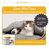 Produktbild von EXVital Darm Aktiv Pulver mit Probiotika und Präbiotika für Hunde und Katzen zur Unterstützung der Magen-Darm-Verdauung