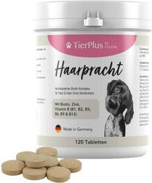 EXVital Haarpracht Tabletten mit hochdosiertem Biotin Komplex für Hunde zur Unterstützung von Haut und Fell, 180 Stück – Bild 1 von 9