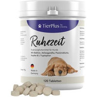 Produktbild von EXVital TierPlus Ruhezeit Tabletten für Hunde mit Baldrian und Ashwagandha 120 Stück