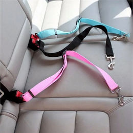 Eyecatcher Hundeleine Verstellbarer Hunde Anschnallgurt aus Nylon in Rot mit Karabiner – Bild 1 von 4