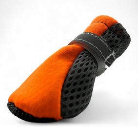 Produktbild von Eyecatcher Pfotenschutz Hundeschuhe aus Gummi in Orange 4er-Set