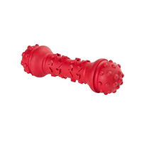 Produktbild von Eyenimal Hundespielzeug Dumbbell Wurfspielzeug aus Naturkautschuk Rot