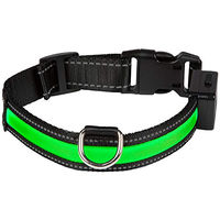 Produktbild von Eyenimal LED-Leuchthalsband für Hunde Grün Größe M wasserdicht und per USB wiederaufladbar - 1 Stk.