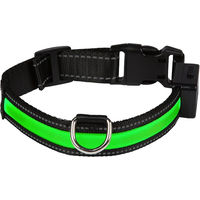 Produktbild von Eyenimal LED-Leuchthalsband für Hunde grün wasserdicht und per USB wiederaufladbar Größe S - 1 Stk.