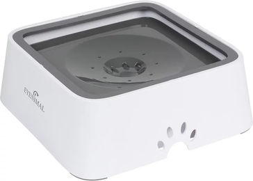 Eyenimal Slow Feeder Napf aus Kunststoff für erwachsene Hunde in Grau oder Weiß - 2 l – Bild 1 von 5