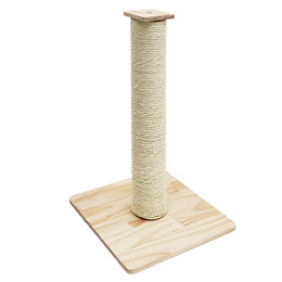 eyepower Katzen Kratzsäule aus Sisal mit Bambus Bodenplatte 62cm – Bild 1 von 1