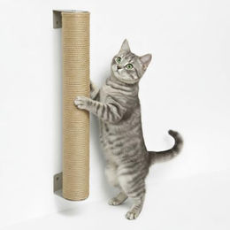 eyepower Kratzsäule zur Wandmontage für Katzen aus Sisal und Bambus 60 cm beige – Bild 1 von 4