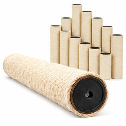 eyepower Sisal Ersatzstamm für Katzenkratzbäume 45 cm Länge Ø 9,2 cm M10 Beige – Bild 1 von 7