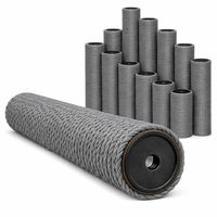 Produktbild von eyepower Sisal Ersatzstamm für Katzenkratzbäume aus Naturmaterial Grau 60 cm Durchmesser 9,2 cm M8