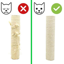 eyepower Sisal Ersatzstamm für Katzenkratzbäume aus Naturmaterial Ø 7,4 cm 35 cm lang – Bild 1 von 5