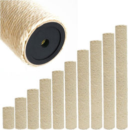 Produktbild von eyepower Sisalsäule Ersatzstamm für Kratzbaum Beige 40 cm Durchmesser 7,1 cm