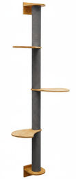 eyepower Wandkratzbaum für Katzen mit 3 Plateaus und Sisal zur Wandmontage 175 cm – Bild 1 von 1