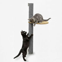 Produktbild von eyepower Wandkratzbaum Luna für Katzen mit Plateau und Sisal zur Wandmontage 96 cm