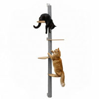 Produktbild von eyepower Wandkratzbaum Luna mit 4 Plateaus für Katzen 205 cm zur Wandmontage