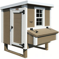 Produktbild von EZ Chicken Home Hühnerstall aus Holz in Beige mit 1,68 m² Fläche