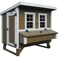 Produktbild von EZ Chicken Home Hühnerstall aus Holz in Beige mit 2,85m² Fläche