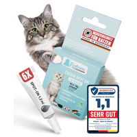 Produktbild von F UTUM Spot On Insektenschutz für Katzen gegen Zecken und Flöhe 6x1,2ml - 6 x 1,2 ml