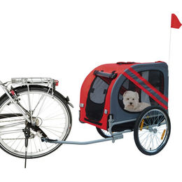 Produktbild von Fahrrad-Hundeanh?nger Juliette Rot & Grau