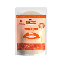 Produktbild von Fair&Fresh Topping Apfel, Birne, Blaubeere für Hunde - 9 x 200 g