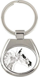 Produktbild von Falabella - keychain with a horse, keychain with a print, personalized pendant from the Art-Dog brand silber